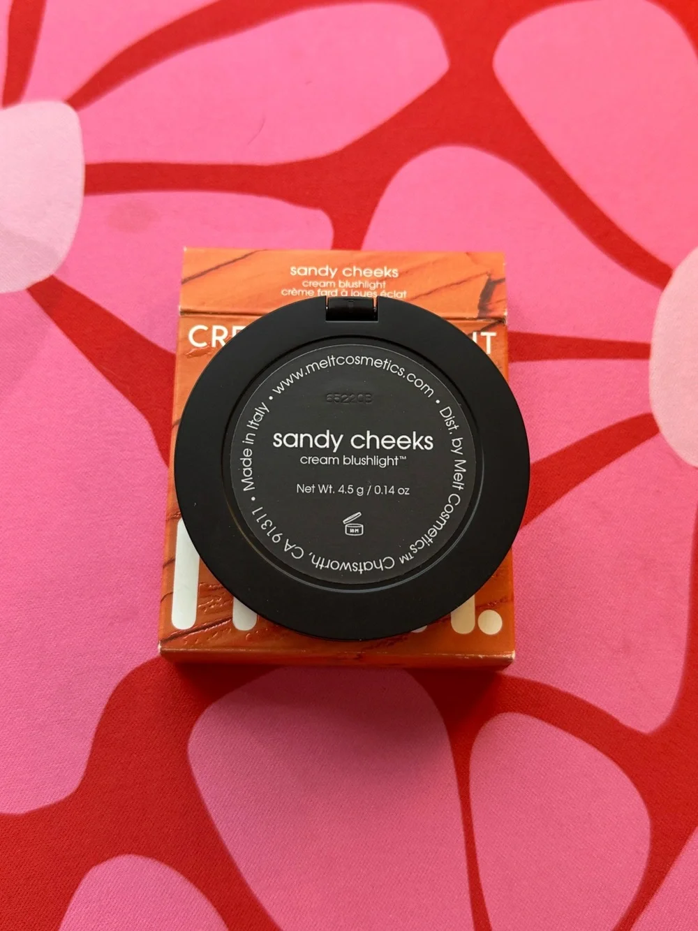Brand New In Package Melt Cosmetics Cream Blushlight Sandy Cheeks 4.5g